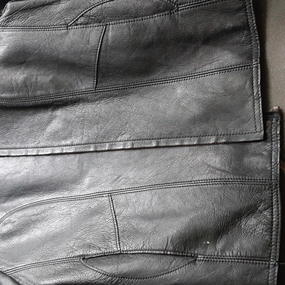 Genuine Leather GAP Y2K jacket (vintage) - Picture 15 of 16